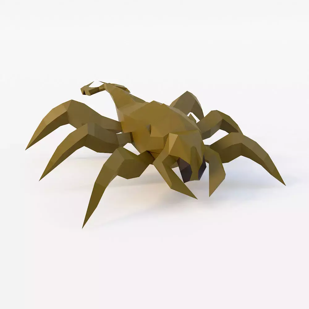 Scorpion low poly 3d model Low-poly 3D model