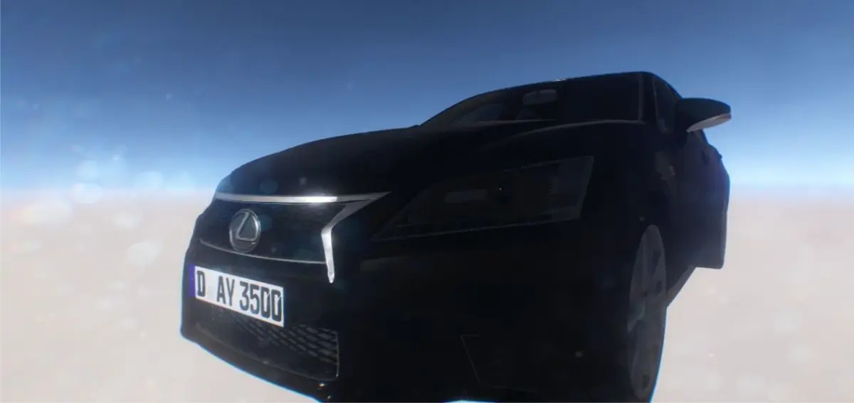Lexus Gs Low-poly 3D model