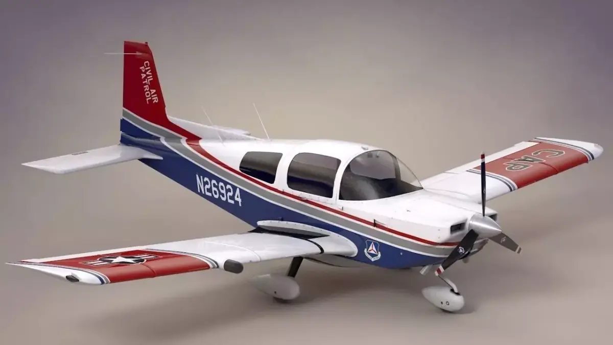 Civil Air Patrol Grumman Cheetah Low-poly 3D model