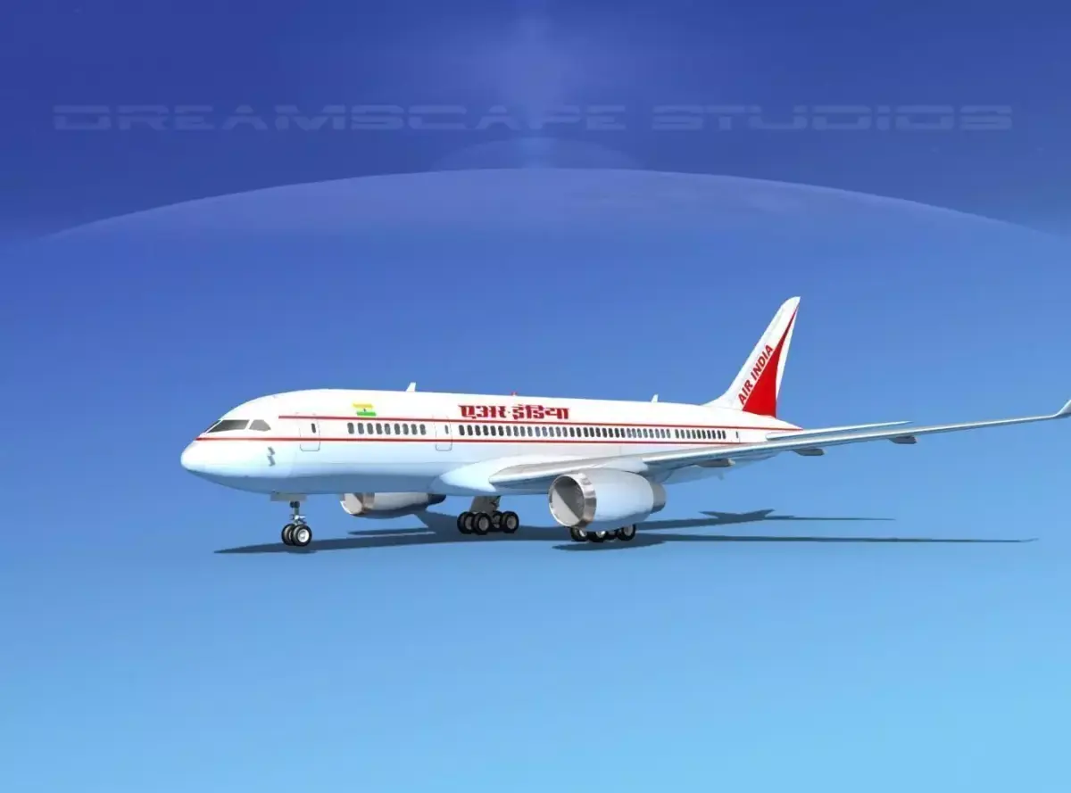 Boeing 787-8 Air India 3D model