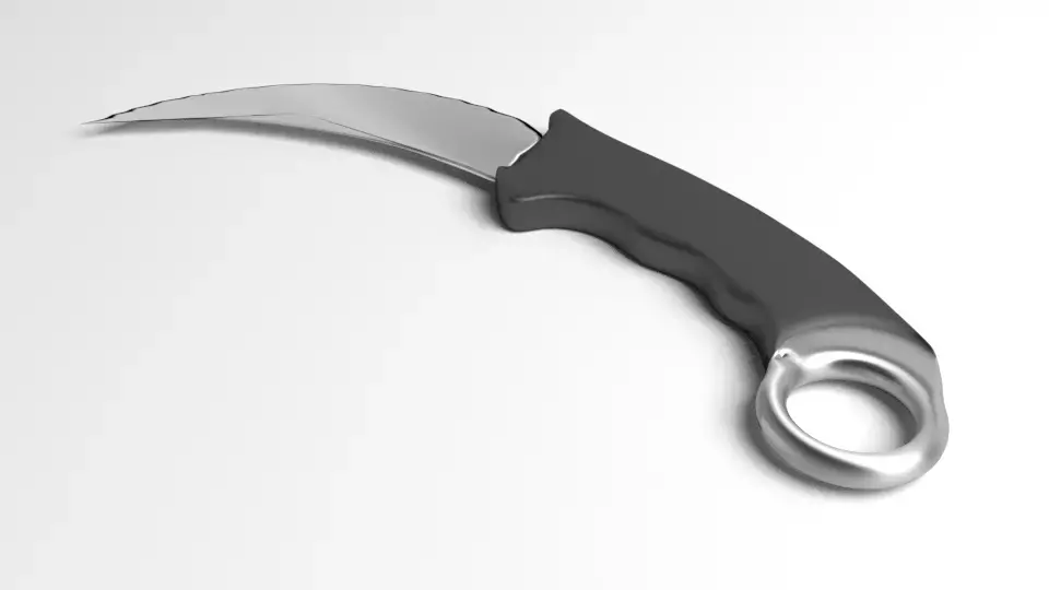 Karambit Knife 1 3D model