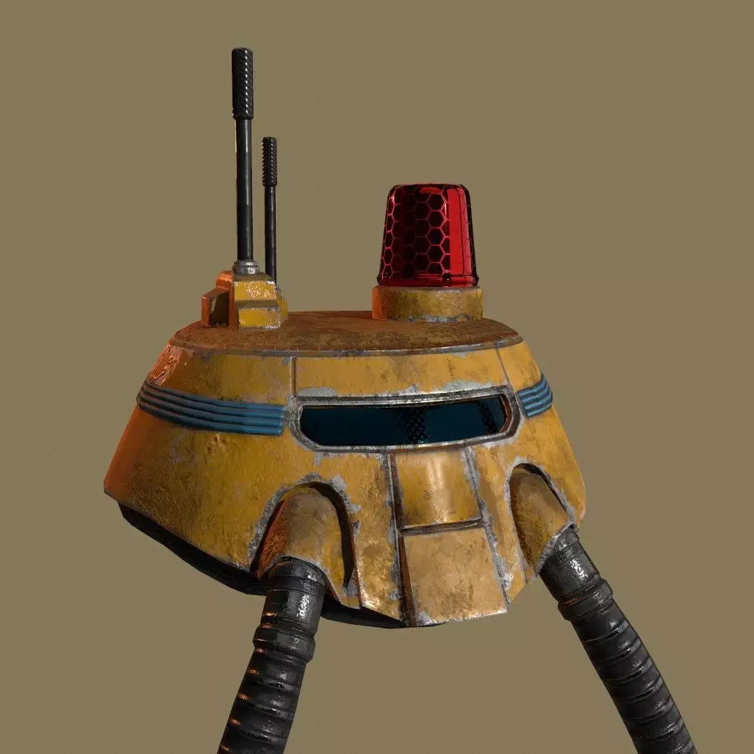 RoboHeadV2 star wars spaceship - star wars spaceship Low-poly 3D model