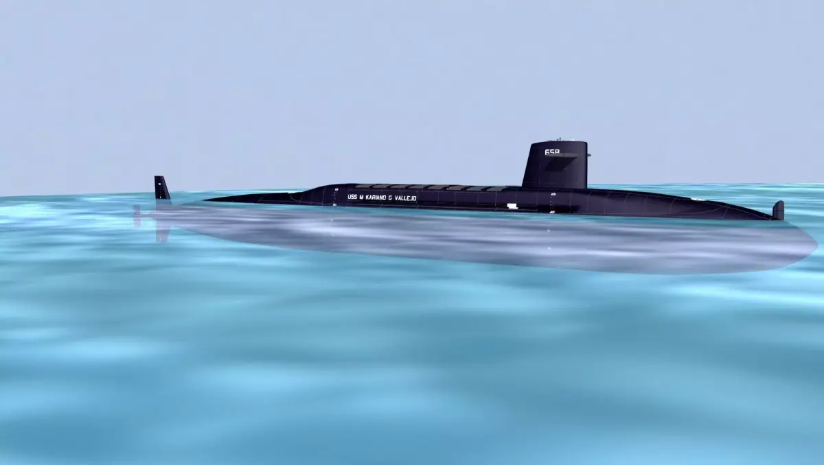 Ben Franklin Class USS M Kariano G Vallejo SSBN-658 3D model