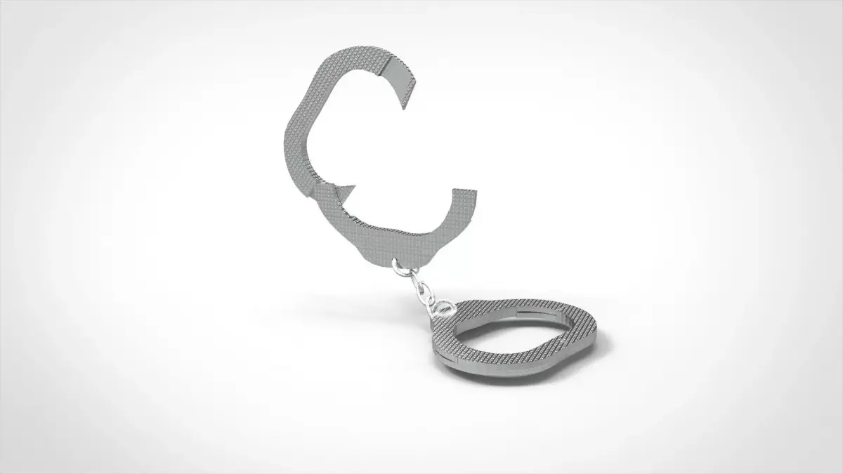 handcuffs Free low-poly 3D model