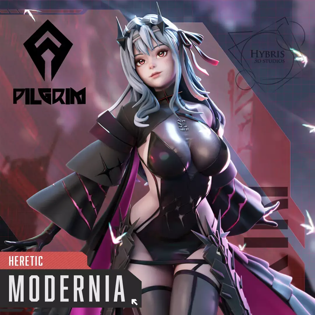 Modernia from Nikke Goddess Of Victory Commercial Package 3D print model