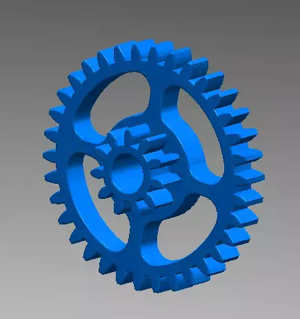 Tooth Gear T34 3D print model