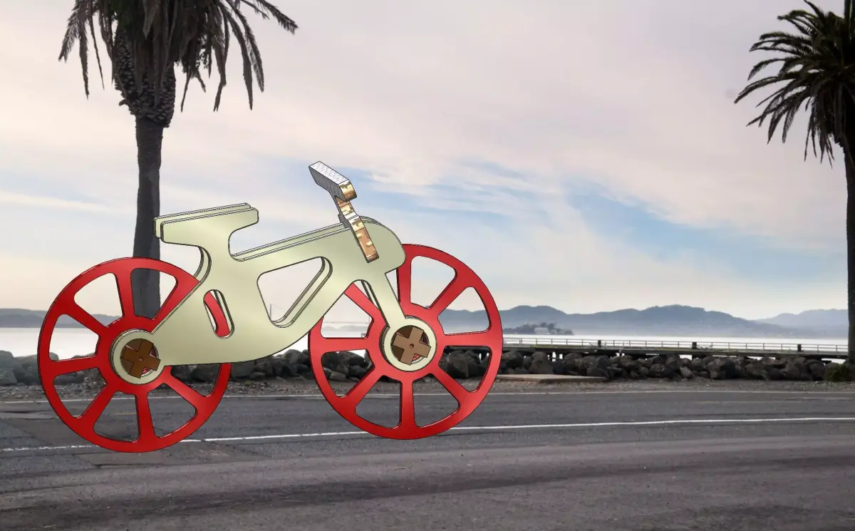 A Model Bike 3D model