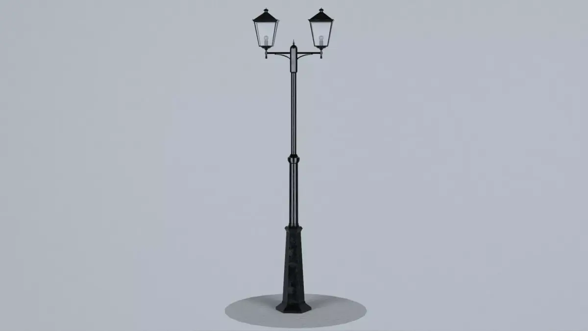 London Lamp Post - Variation 02 - 3D model