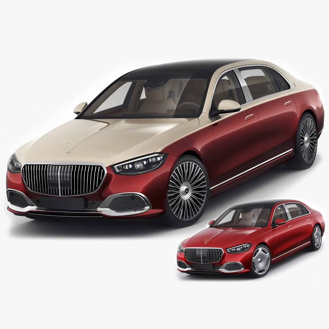 Mercedes S-class Maybach 2021 3D model buy