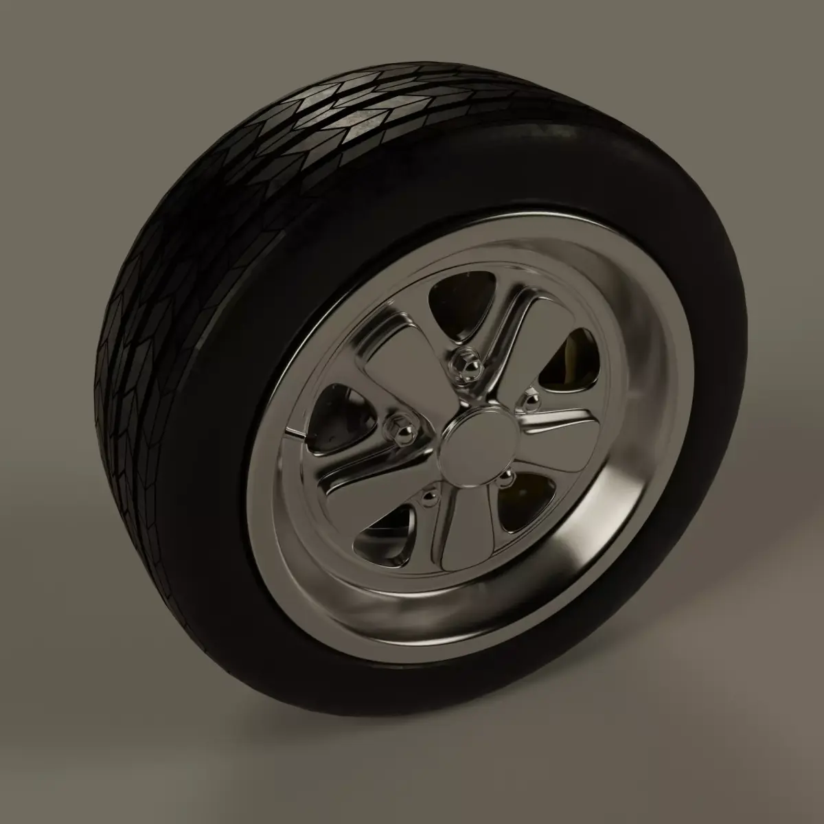 Car wheel  Free 3D model