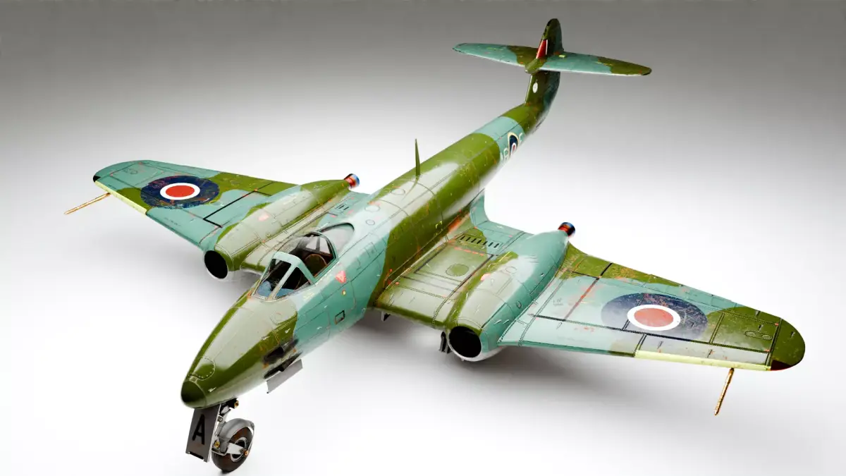 Gloster Meteor F Mk 3 1949 3D model