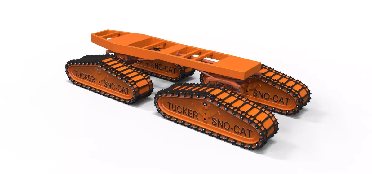 Chassis of Tucker Sno-Cat 442a 3D model