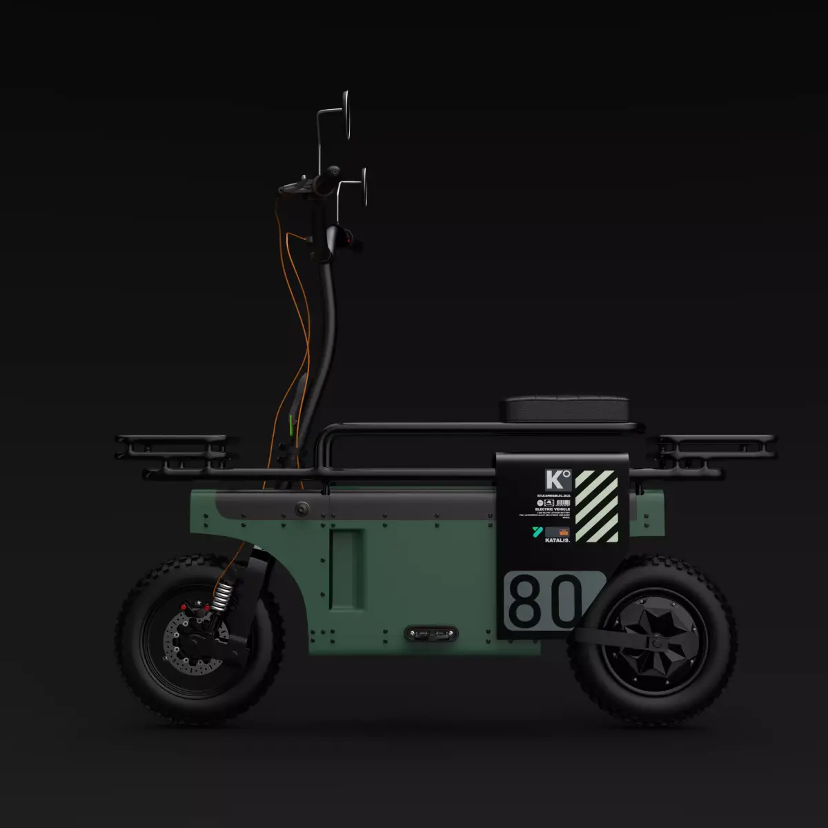 Scooter Katalis 3D model