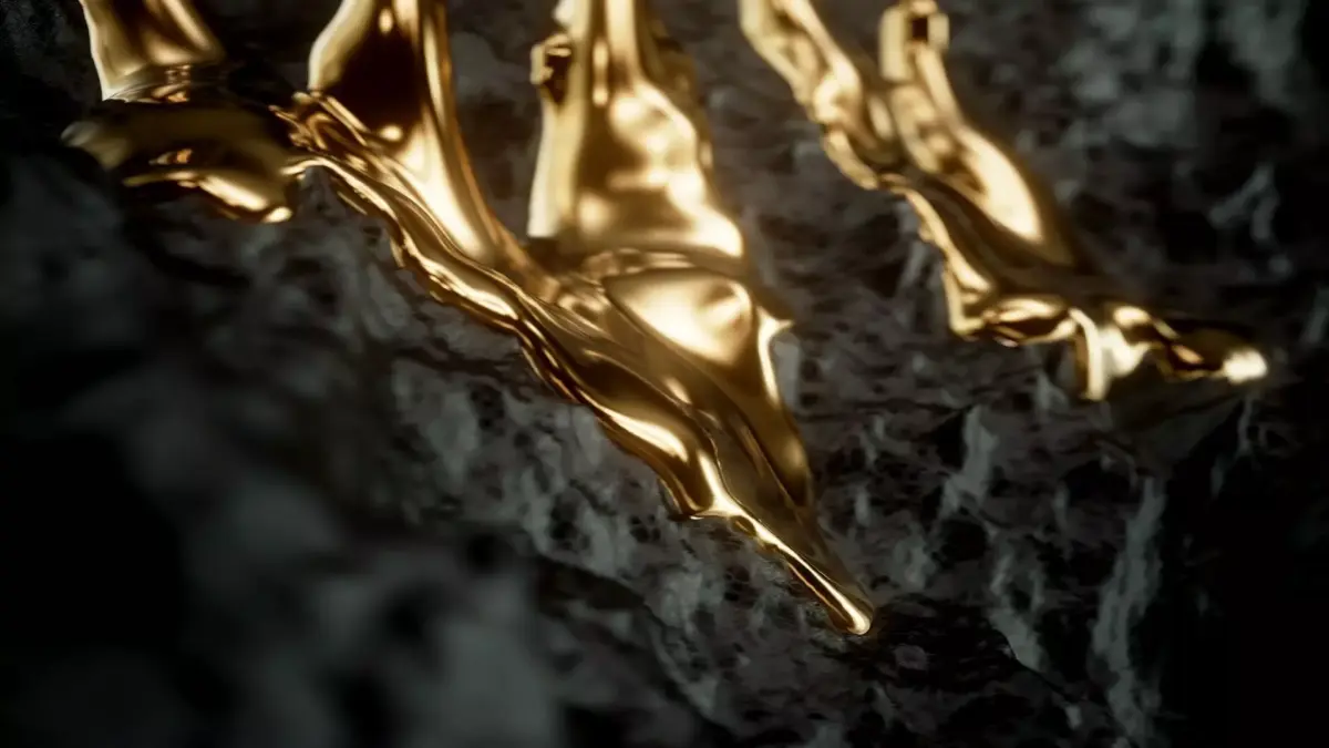 Fluid Terrain animated 3D model