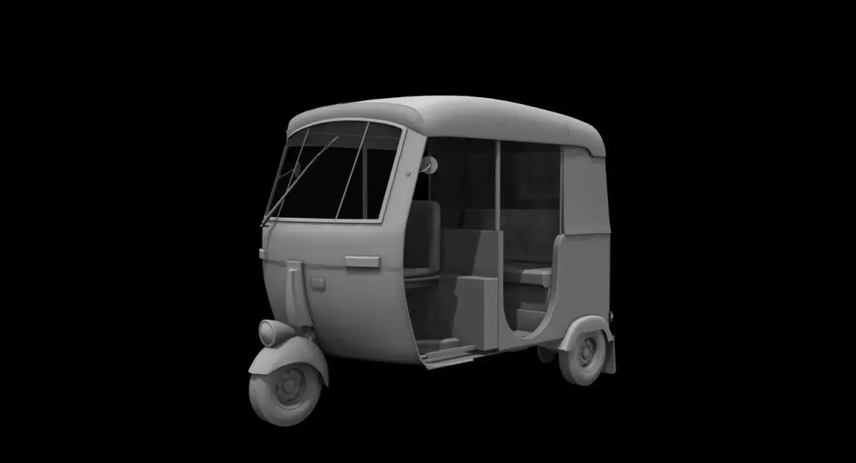 Auto rickshaw 3d model 3D model
