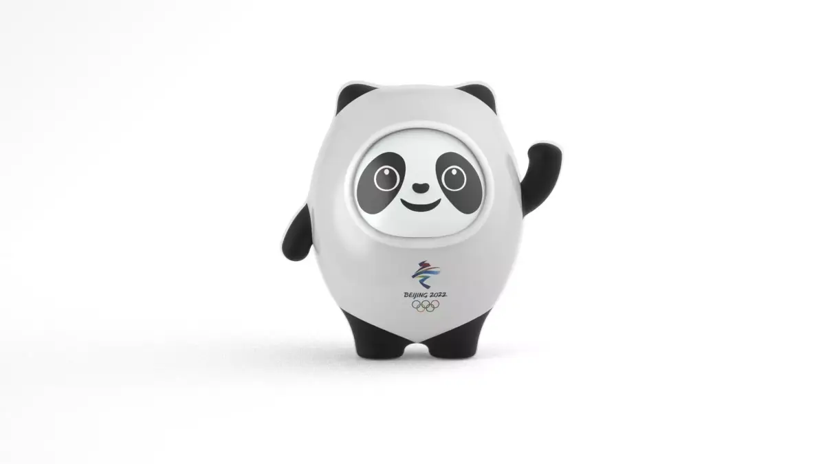 Mascot Bing dwen dwen 2022 Beijing Winter Olympic Games 3D model