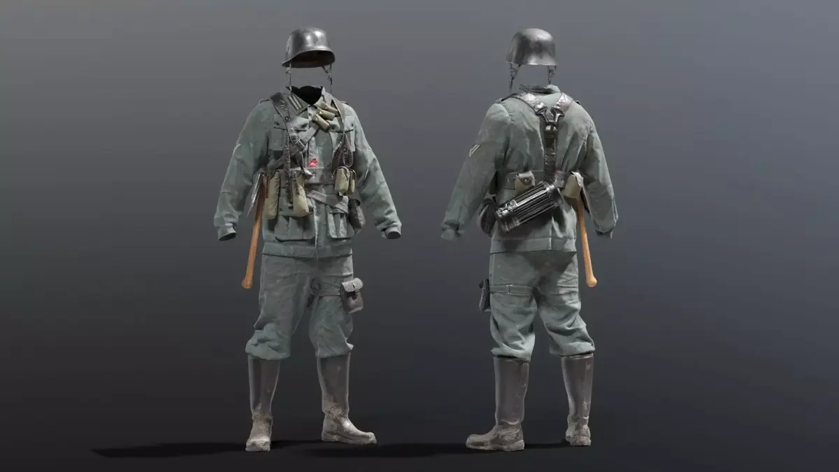 SOLDIER WWII Germany 3D model