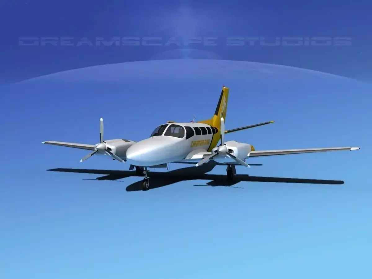 Cessna 404 Titan Charter One 3D model