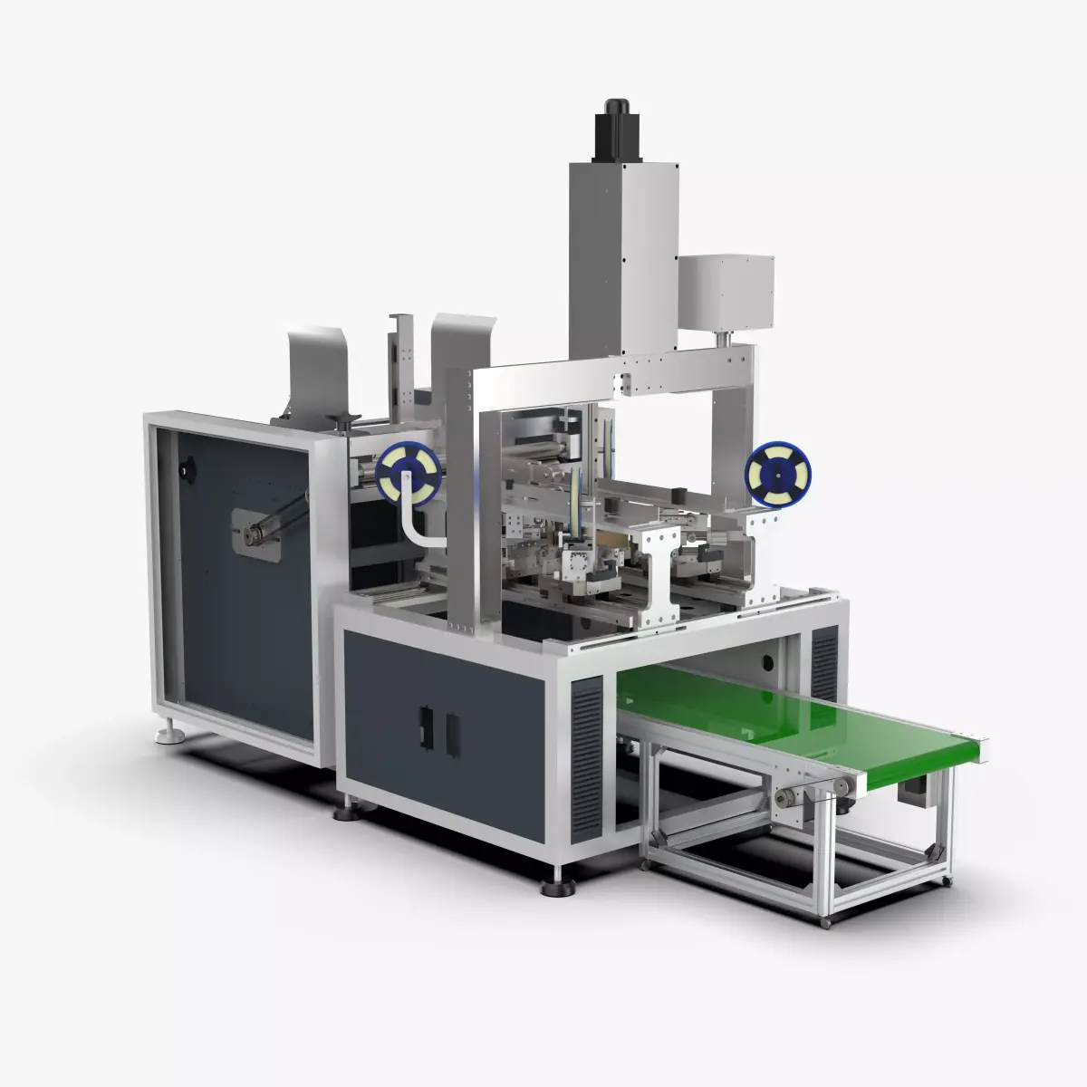 Automatic Gift Box Corner Sticking Machine 3D model
