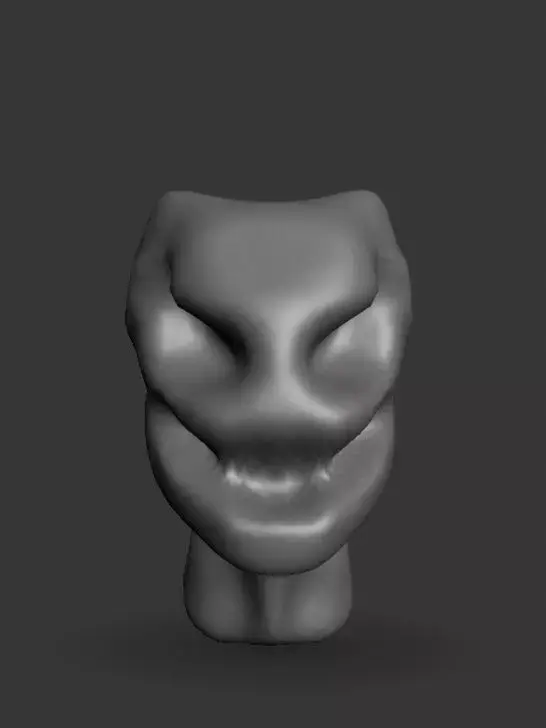 Aline Face  Low-poly 3D model
