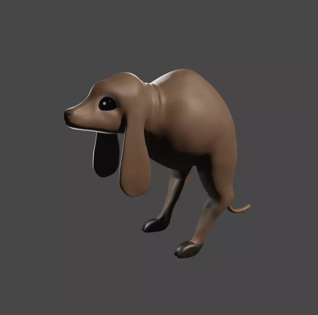 Boscos Dog - Perro del Bosco en el Jardin de las Delicias Free 3D model