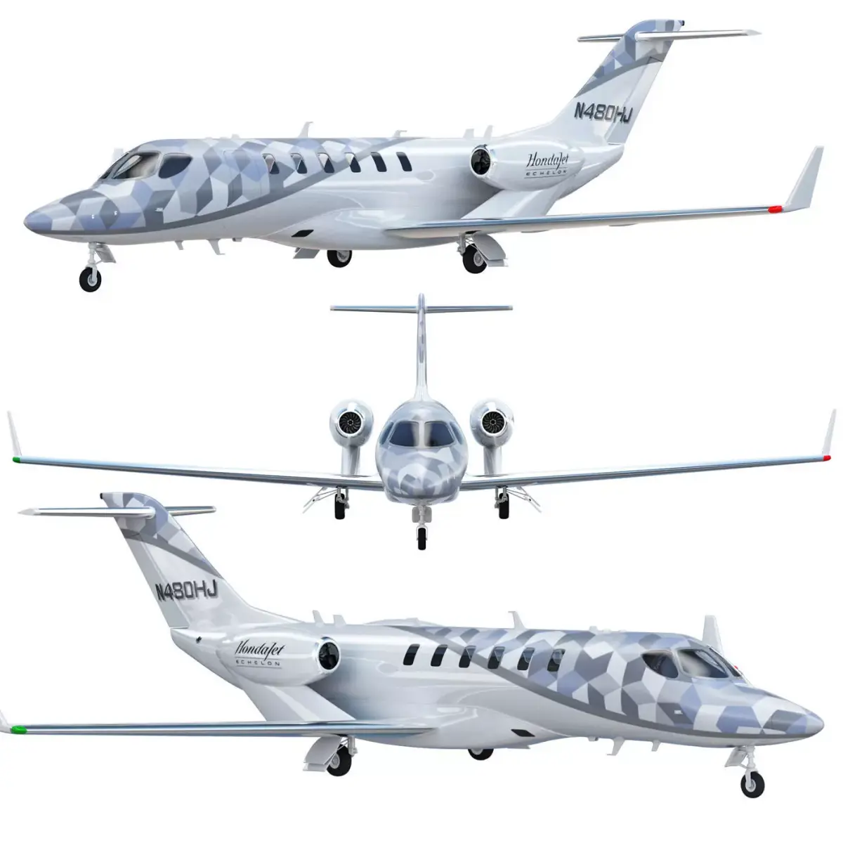 Hondajet Echelon airplane 3D model