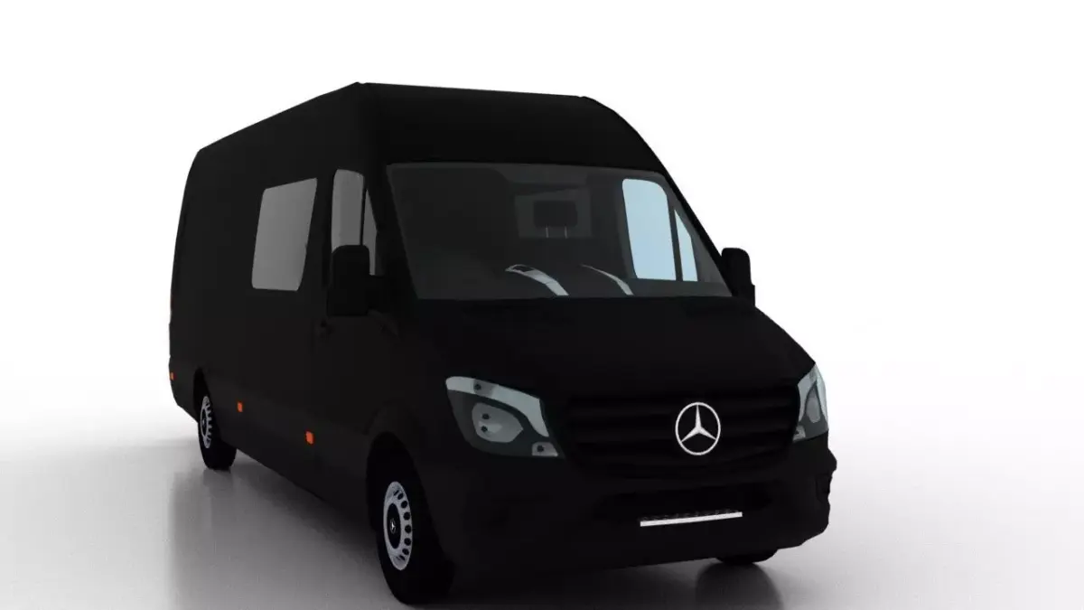 Mercedes Benz Sprinter L4H2 2015 Crew Van UK 3D model