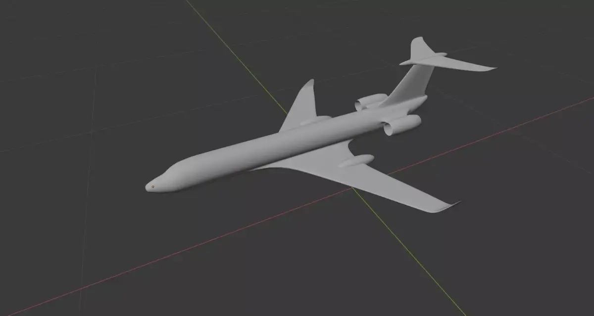 lainer airplane 3D print model