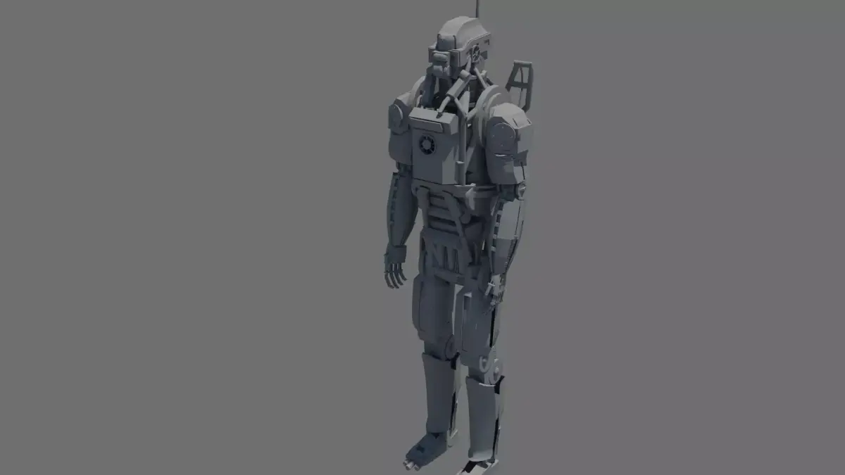 Elysium Robot Free 3D model