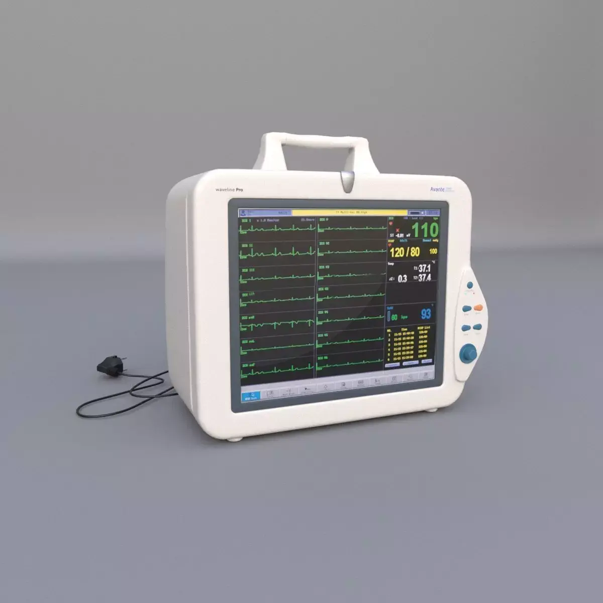 Patient Monitor 3D model