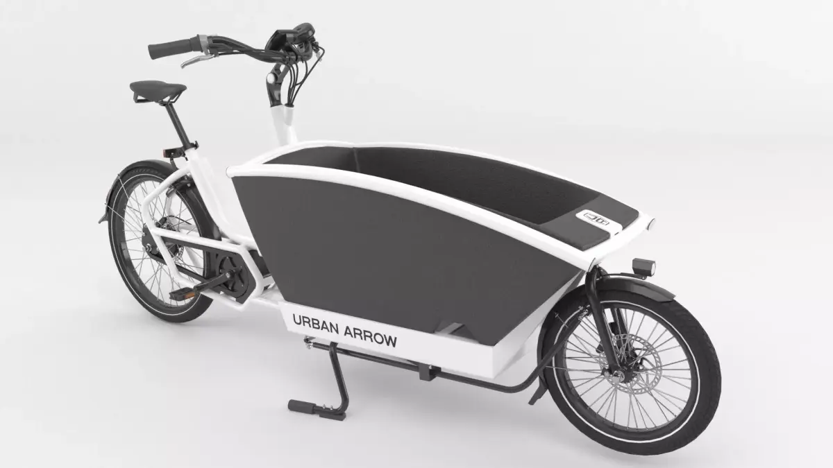 Urban Arrow  bicycle white 3D model