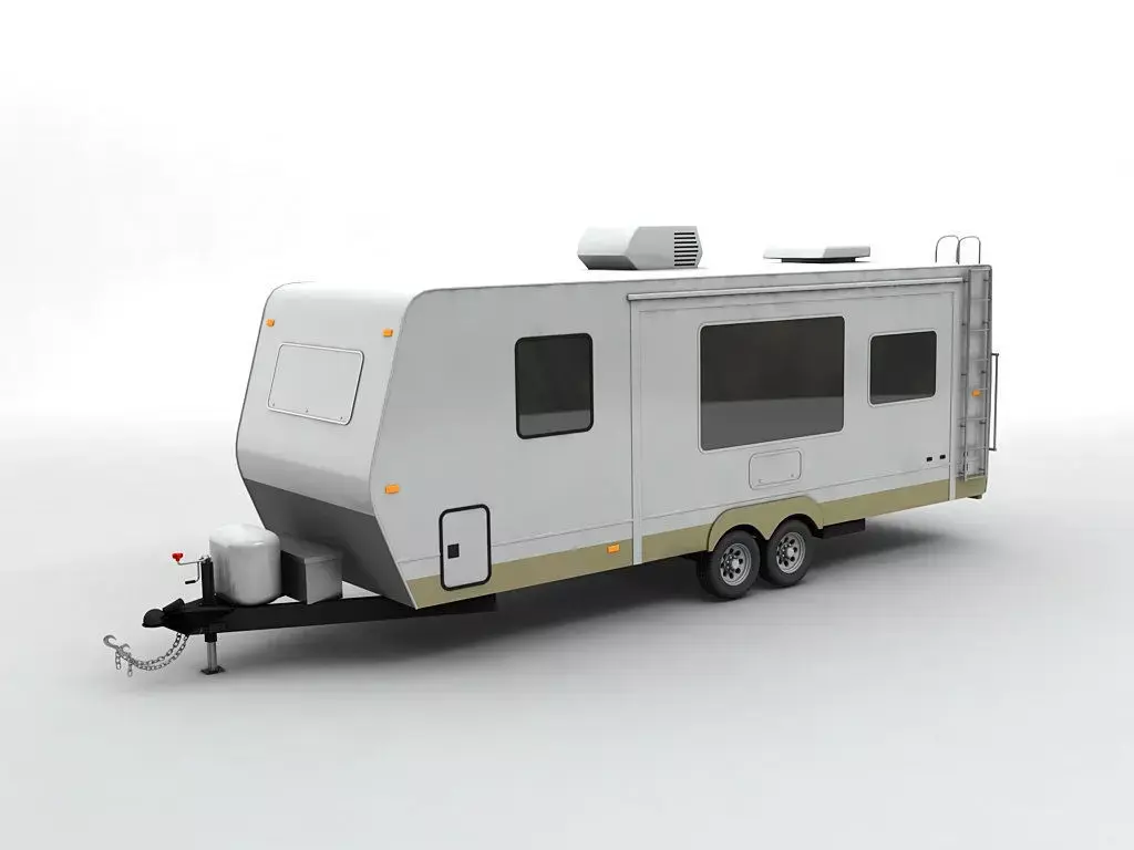 Travel Trailer Toy Hauler 2-Axle 3D model