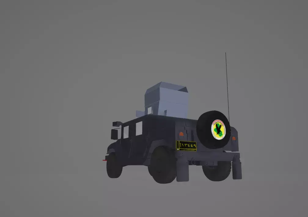 Hmmwv isof iraq M1151 A 3D model