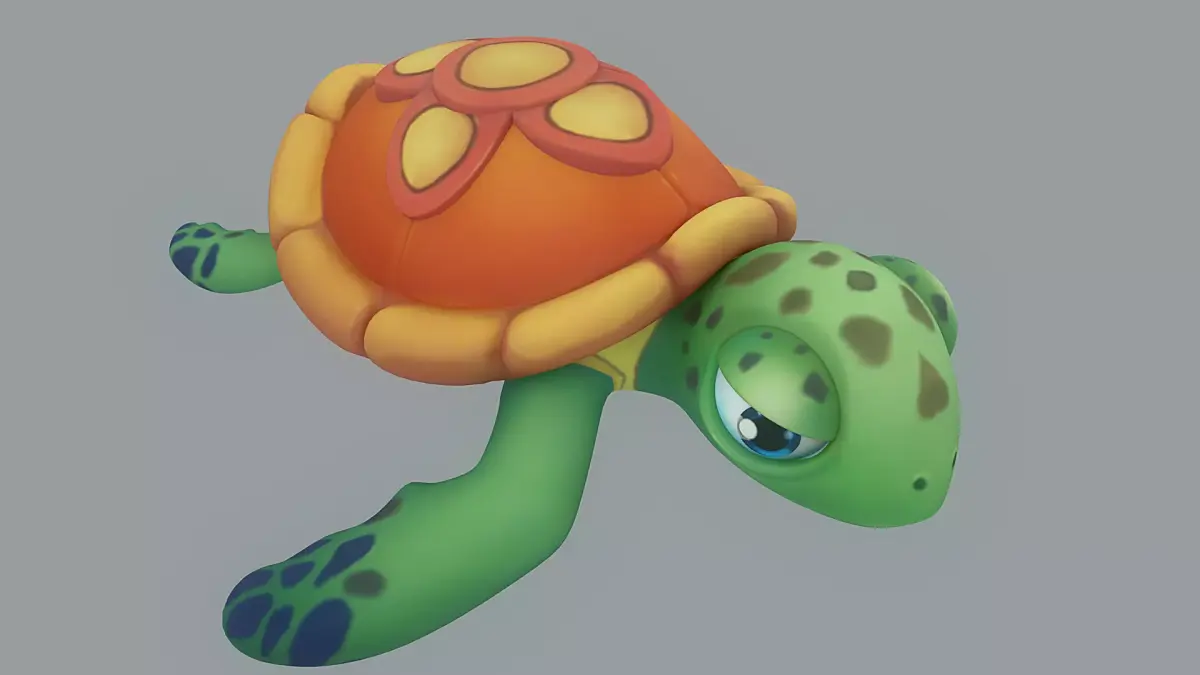Cartoon Fish 6 Low-poly 3D model