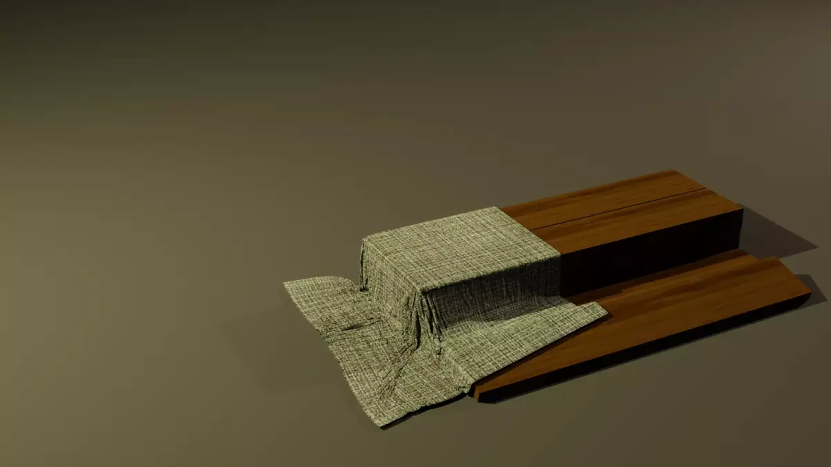 low poly plank pile GAME READY Low-poly 3D model