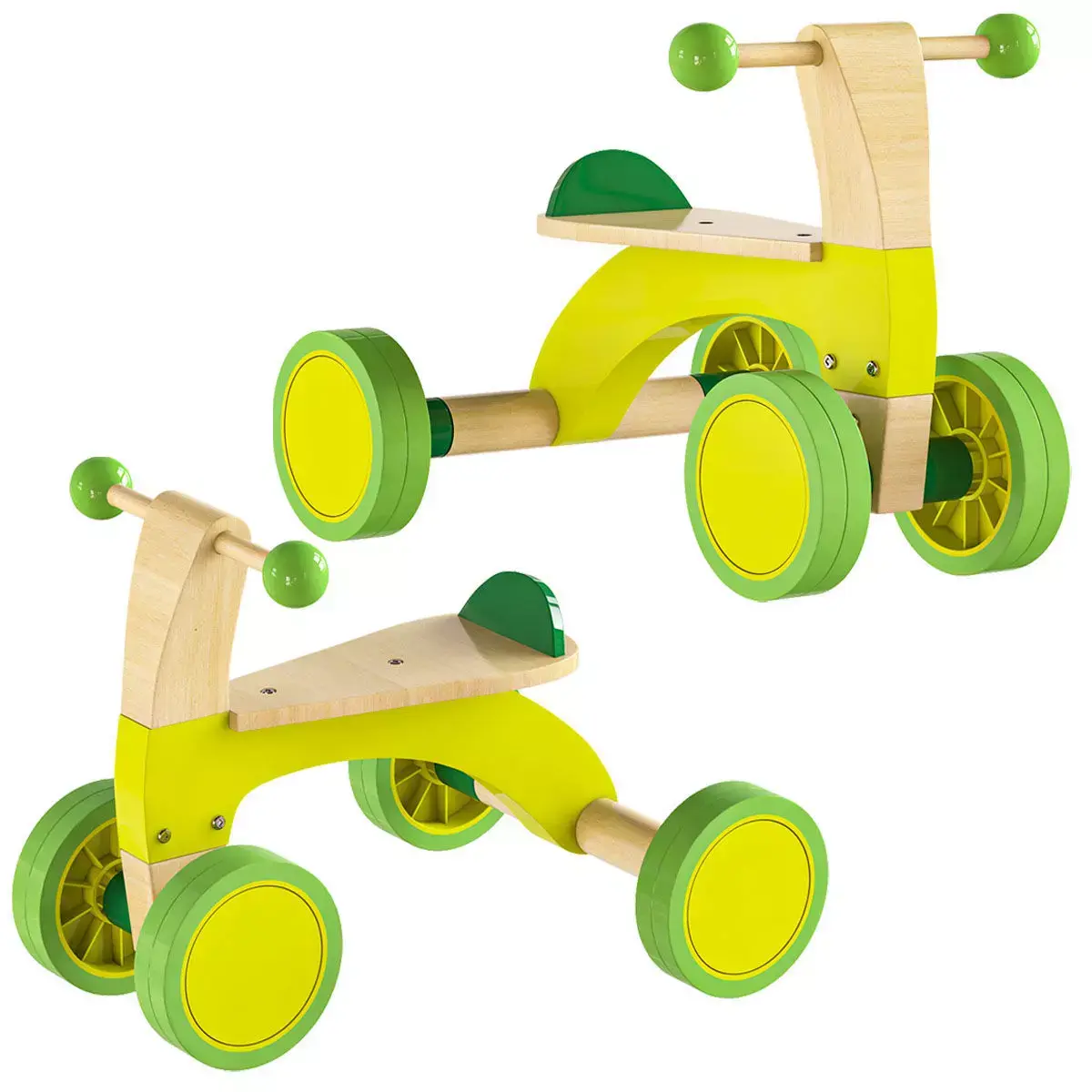  Ride On Balance Bike Sustainable Wood 3D model