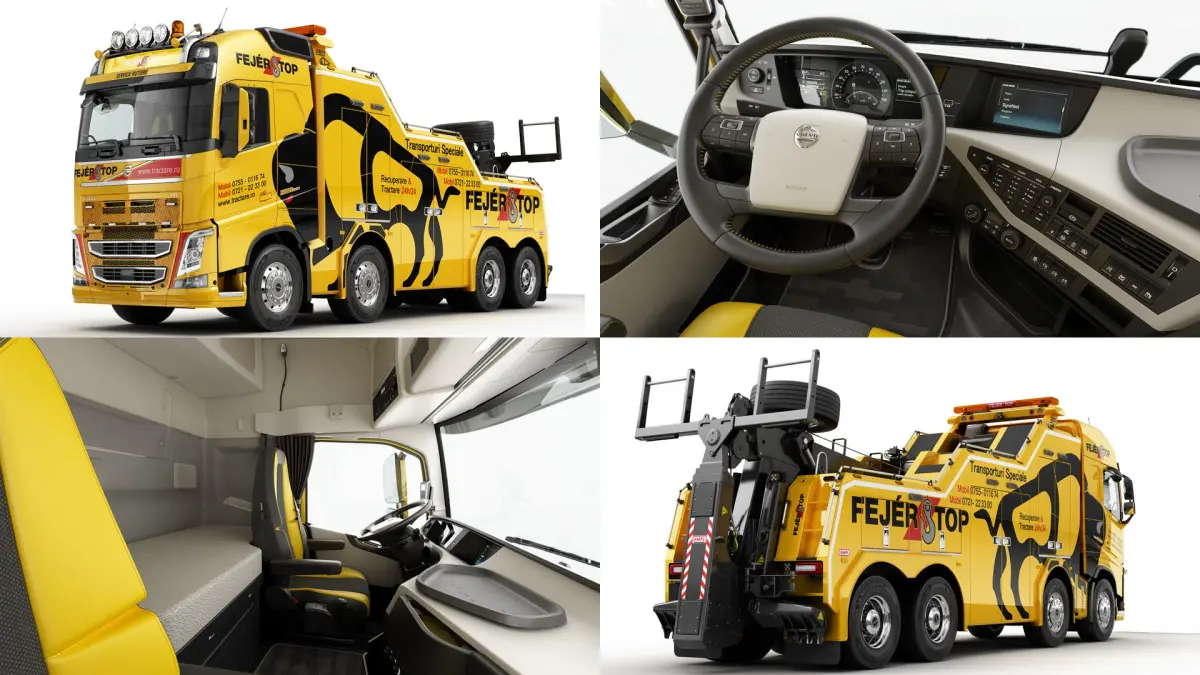VOLVO FH Tow Truck 3D model purchase