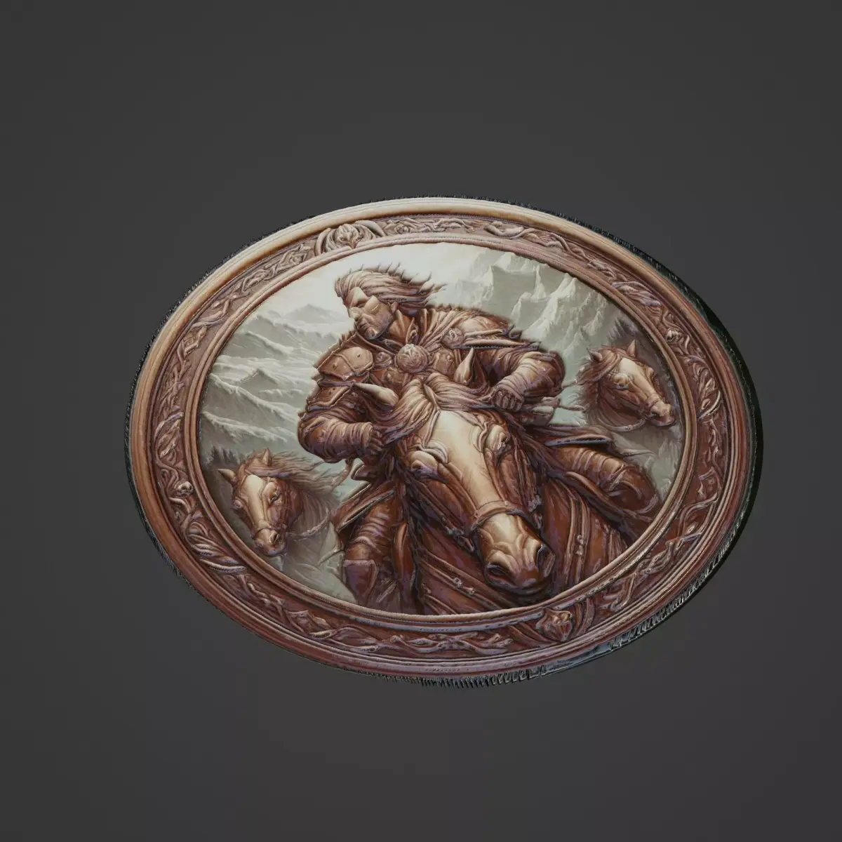 Alp Arslan Medallion 3D print model purchase