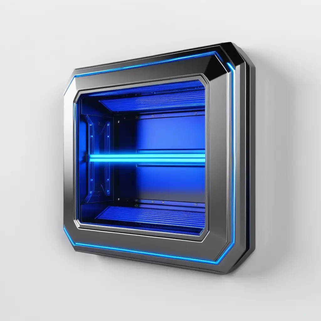 SciFi Wall Panel Display Module 3D model