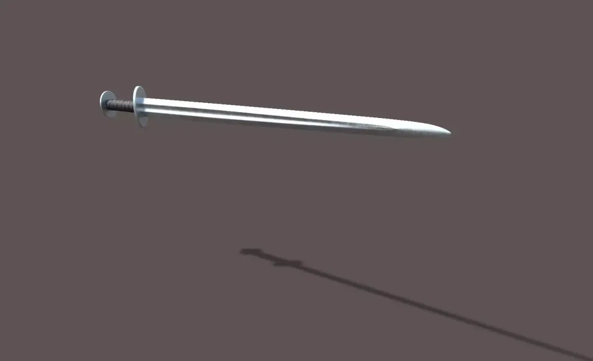 PBR Viking Sword HighPoly 3D model