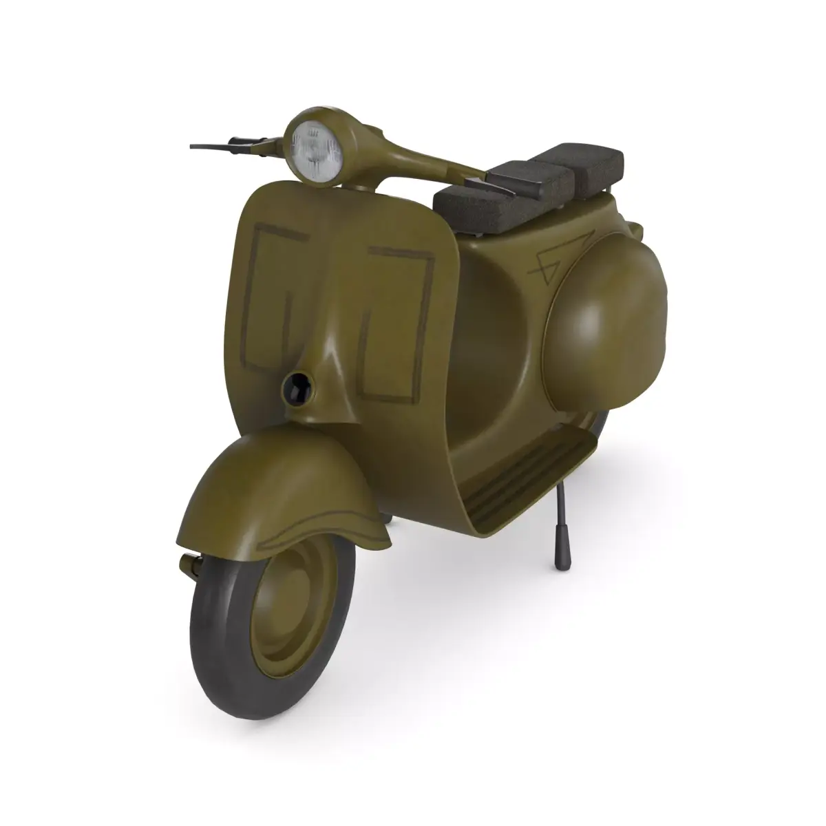 Scooter 3D model 10
