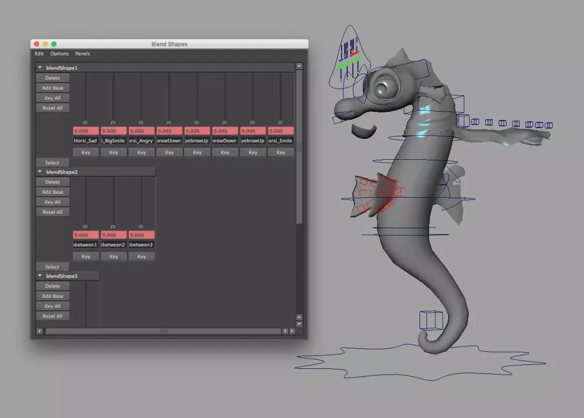 Rig Horsi Low-poly 3D model