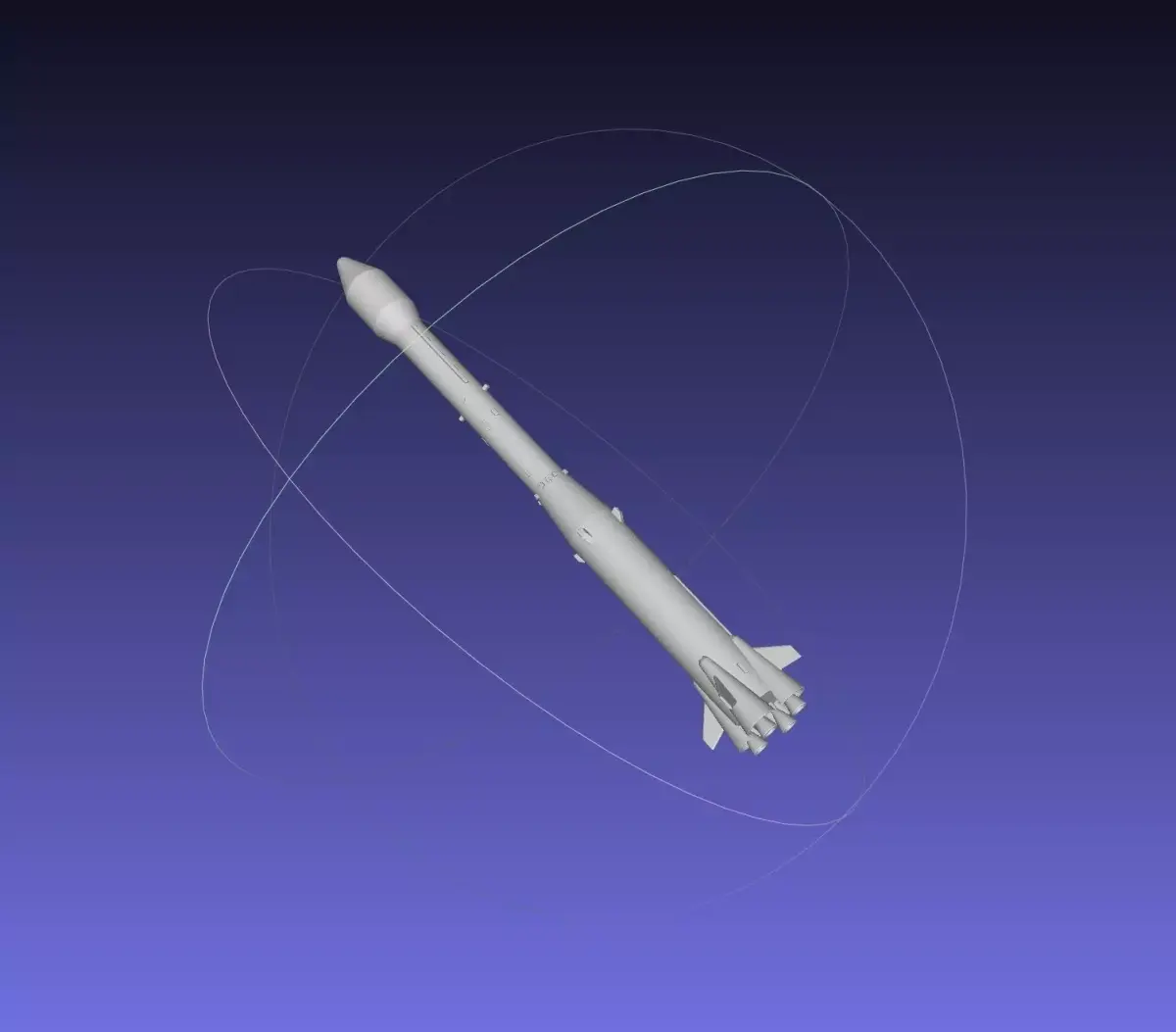 Ariane 1 Rocket Model 3D print model