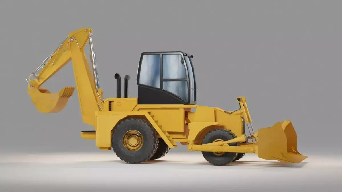 JCB Backhoe Loader 3D model