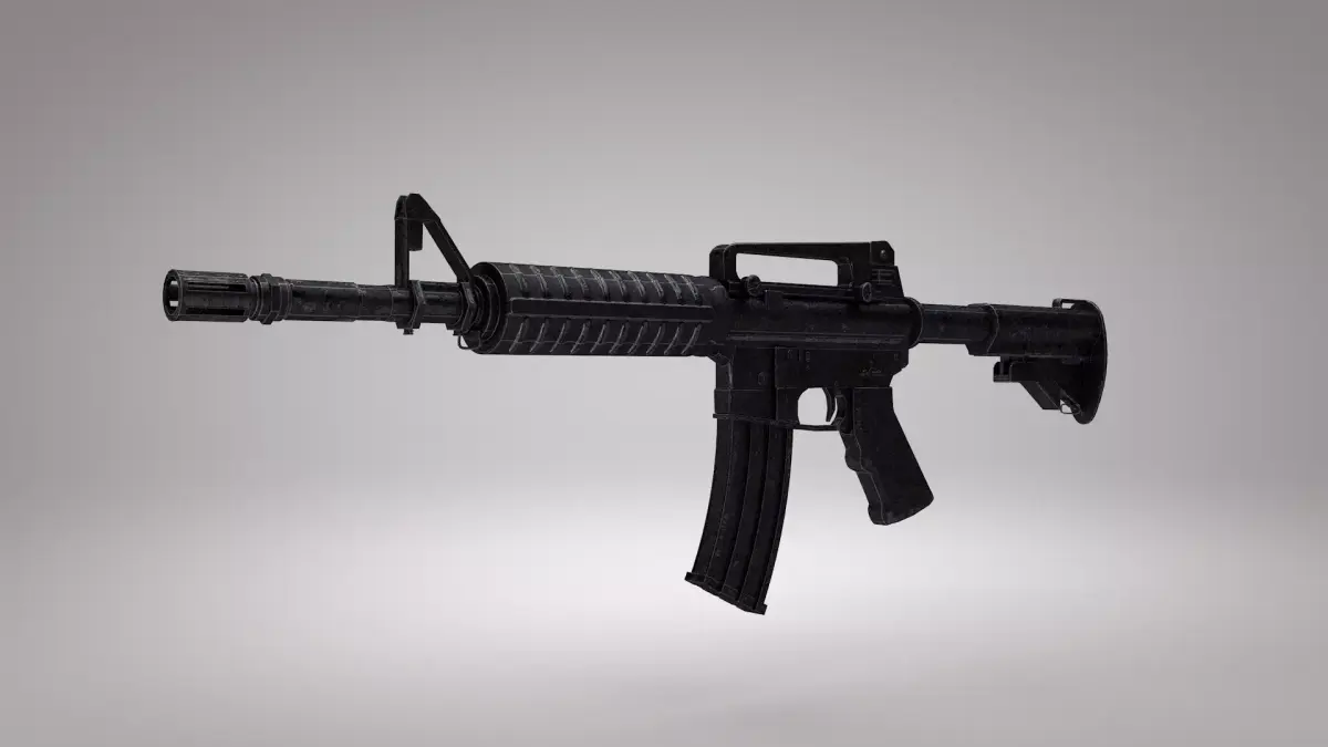 M4 Assault Rifle  3D model
