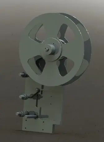 Guide wheel of laminated machine module 3D model