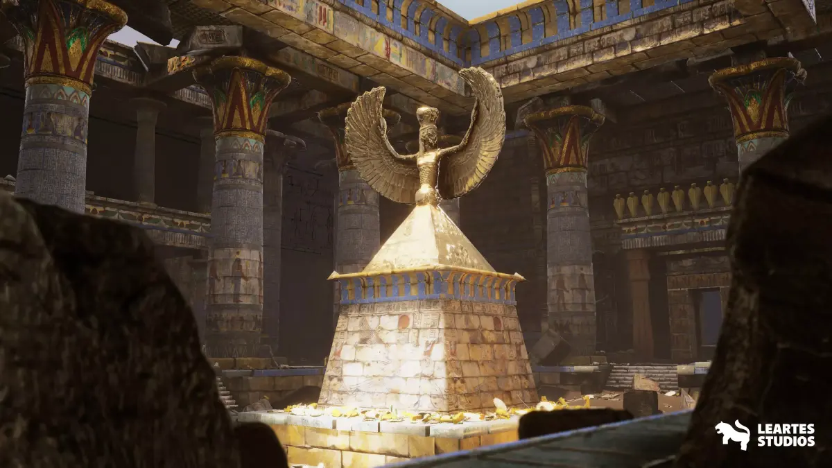 The Grand Egyptian Temple Environment Low-poly 3D model purchase