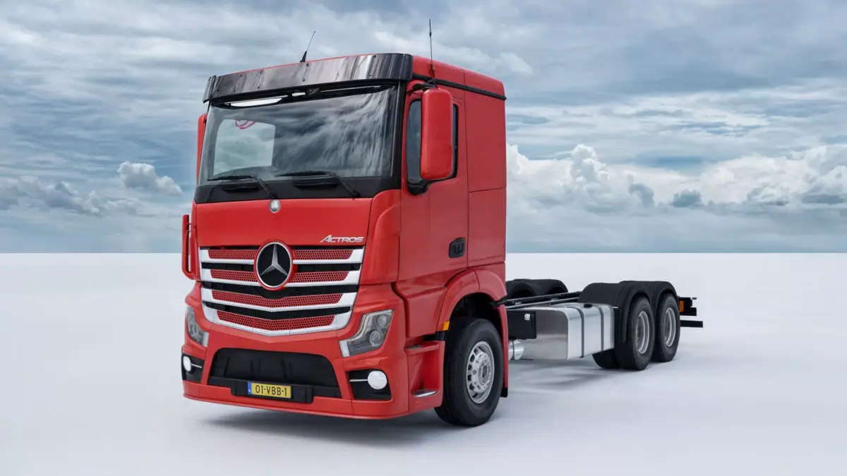 Larger Mercedes Benz Actros 3D Model  High Quality  3D model