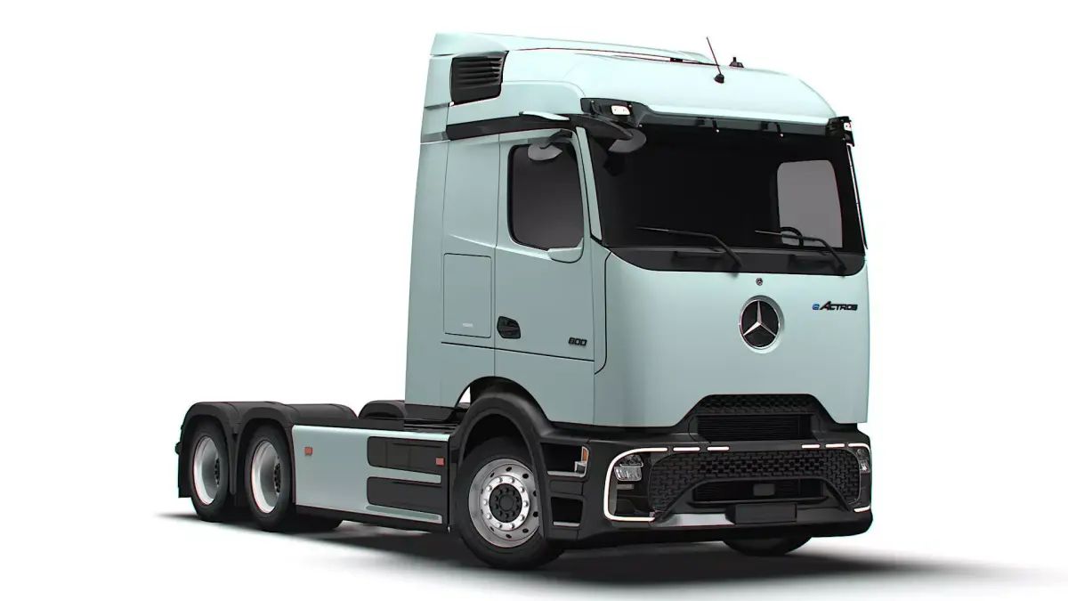 Mercedes Benz eActros Pro600 6x2 Chassis 2026 3D model