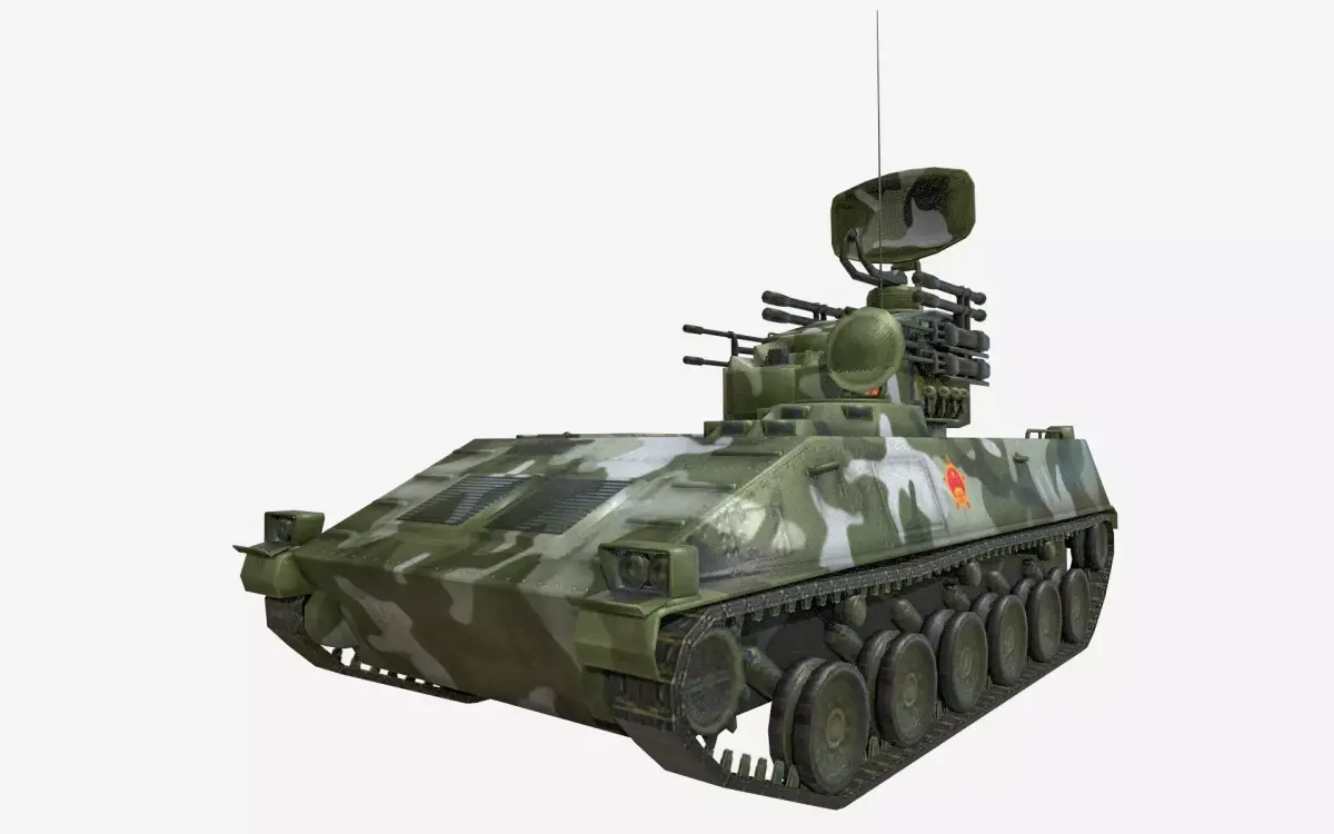 Iron Dove AA PGZ-95 AA Free low-poly 3D model